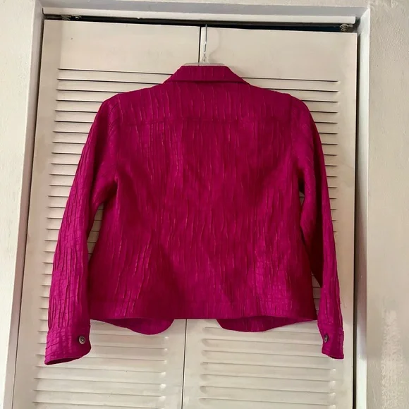 Ruby Rd. Fuchsia Jacket - Picture 4 of 8